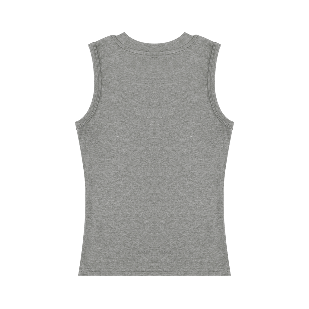 Women’s Slim Tank Top Pug In Yoga Pose