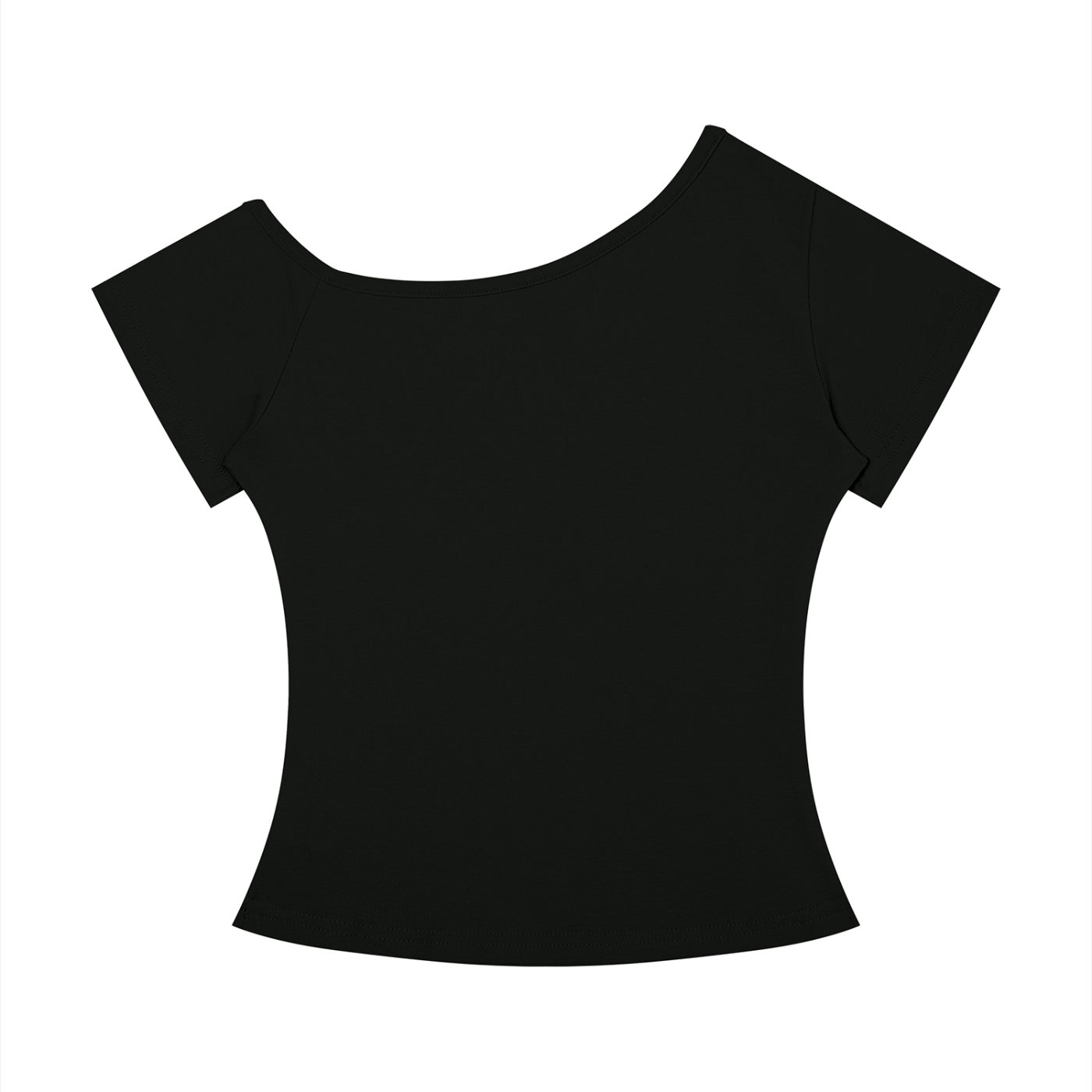 Women’s Off-the-Shoulder T-Shirt Bench Press Boss – Tabby Cat Tee
