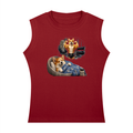 Women's Crewneck Tank Top Corgi Dreaming