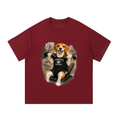 Essential Cotton T-Shirt Beagle Doing Bicep Curls