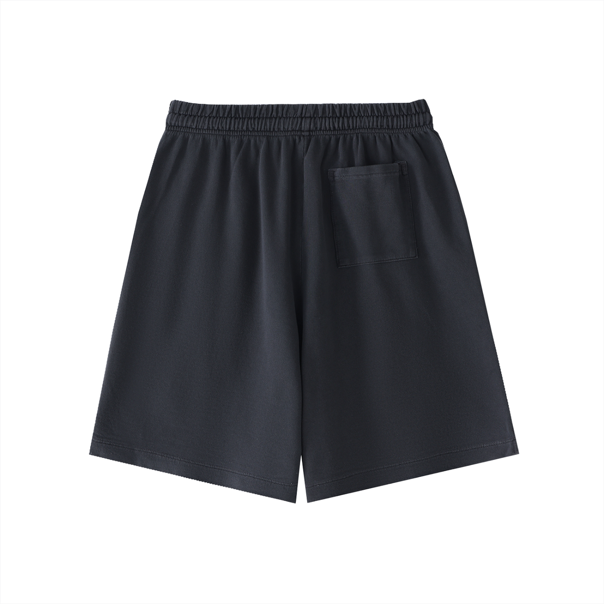 Vintage Wash Cotton Shorts Corgi lifting barbell