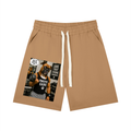 Men’s Loose Fit Drawstring Shorts Boxer Doing Bicep Curls