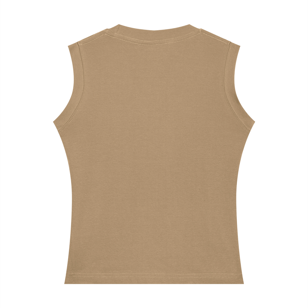 Women's Crewneck Tank Top Corgi Dreaming