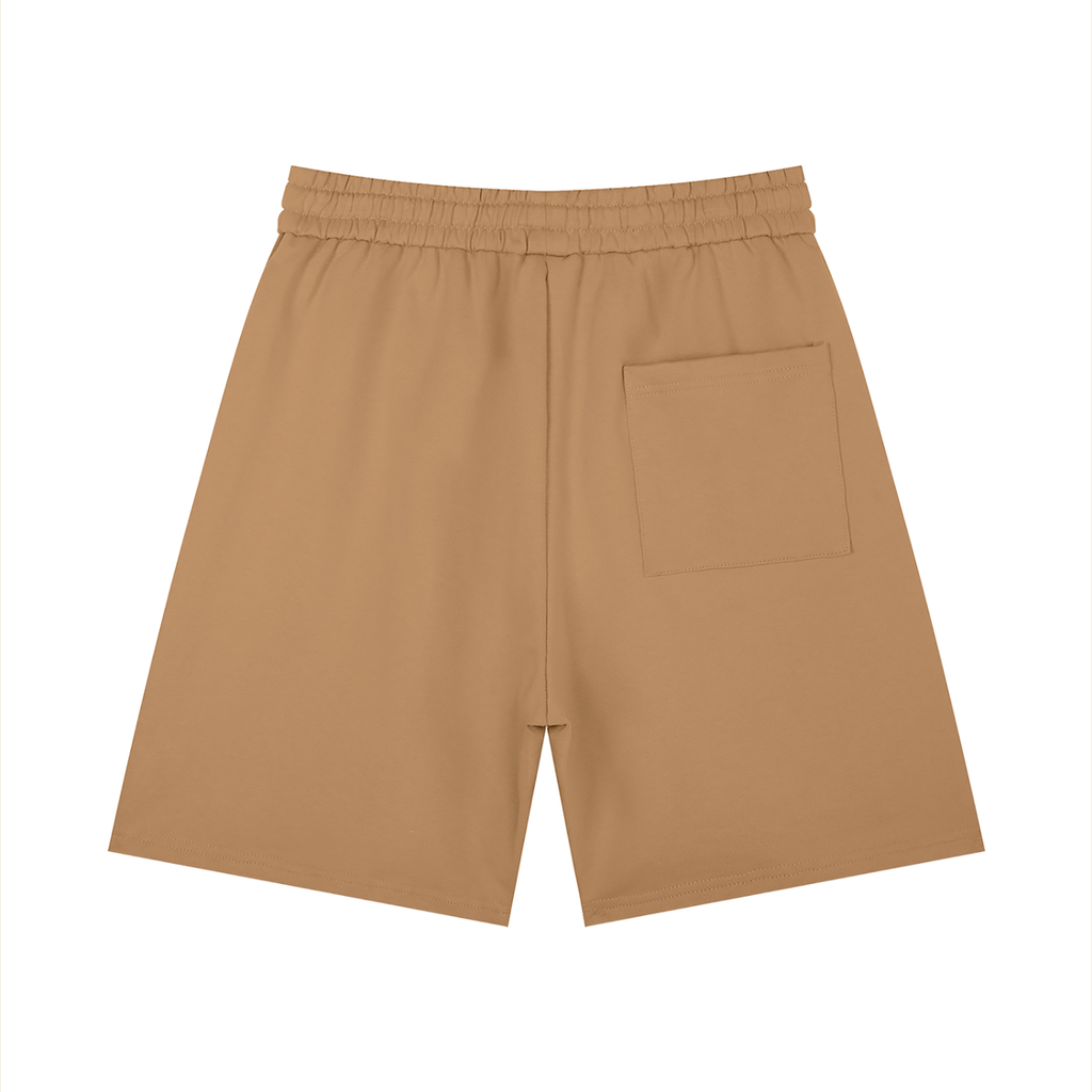 Men’s Loose Fit Drawstring Shorts Boxer Doing Bicep Curls