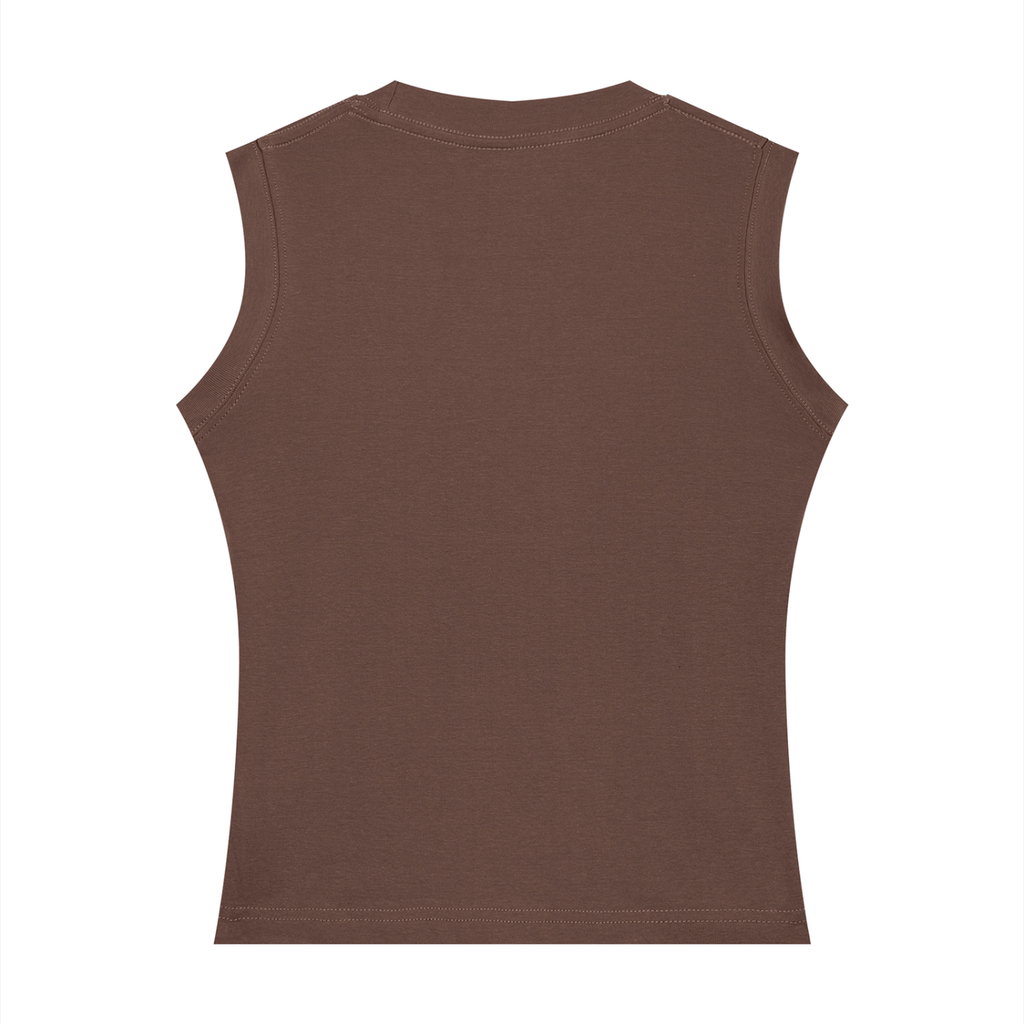 Women's Crewneck Tank Top Corgi Dreaming